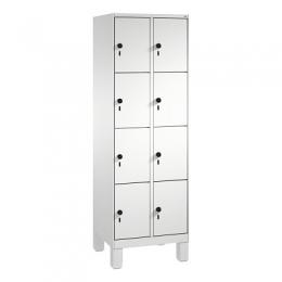 C+P Fächerschrank S 3000 Evolo, Enzianblau (RAL 5010), 185x120x50 cm/ 16 Fächer