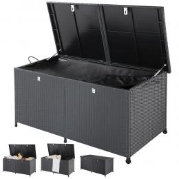 Casaria Kissen Aufbewahrungsbox - Polyrattan