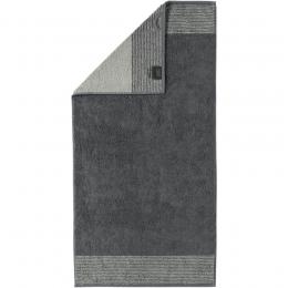 Caw&ouml; Two-Tone Saunatuch - schiefer - 80x200 cm