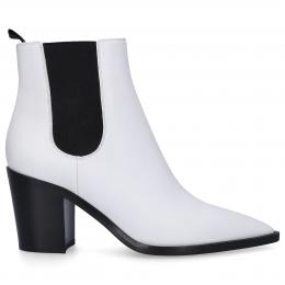 Chelsea Boots ROMNEY Kalbsleder weiß