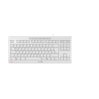 CHERRY STREAM KEYBOARD TKL Tastatur Universal USB QWERTZ Deutsch Wei&szlig;
