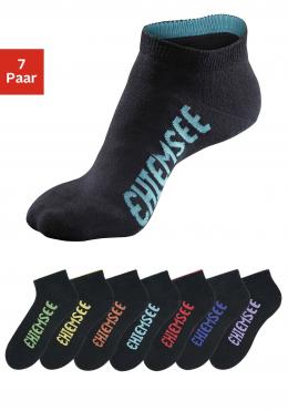 Chiemsee Sneakersocken, (7 Paar), mit farbigen Logos