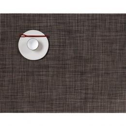 Chilewich Mini Basketweave Platzset 4er-Set - Dark Walnut - 4 Stück à 36x48 cm