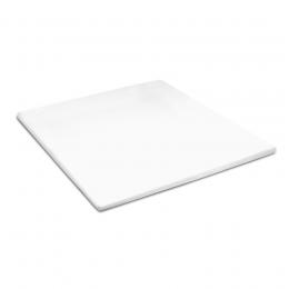 CINDERELLA SATIN TOPPER-SPANNBETTLAKEN UNI - White - 100x210 cm