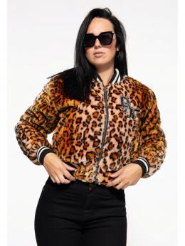 College Jacke Faux Fur