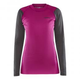 Craft Core Warm Baselayer Longsleeve Damen - Berry, Grau, Größe S