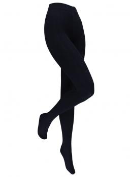 Damenstrumpfhose aus Baumwolle – Marine – S-M