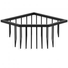 Decor Walther WA ECK1 Eck-Duschkorb - schwarz - 9x17,5 cm