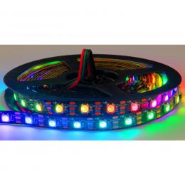 Diamex 4-m-LED-Streifen mit WS2812-kompatiblen-LEDs, 60 LEDs/m, schwarze Platine