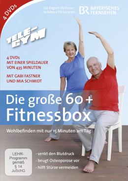 Die große 60+ Fitness-Box 4 Fitness-DVDs in einer Box
