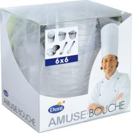 Duni Amuse Bouche - Combi Pack transparent, 36 Stück