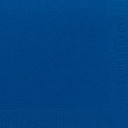 Duni Dinner-Servietten 3lagig Tissue Uni dunkelblau, 40 x 40 cm, 250 Stück