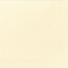 Duni Servietten 3lagig Tissue Uni champagne, 33 x 33 cm, 20 Stück