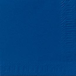 Duni Servietten 3lagig Tissue Uni dunkelblau, 33 x 33 cm, 250 Stück