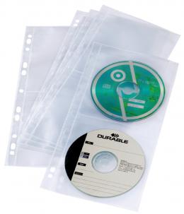 DURABLE CD-/DVD-H&uuml;lle COVER LIGHT S, f&uuml;r 4 CD, s, PP