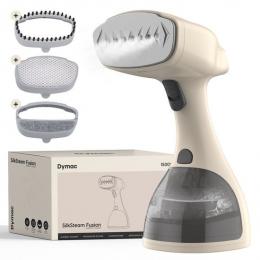 Dymac SilkSteam Fusion W&auml;schedampfer - Dampfreiniger - Kleider- und M&ouml;beldampfer - Handdampfer - W&auml;schedampfer - mit Fusselb&uuml;rste