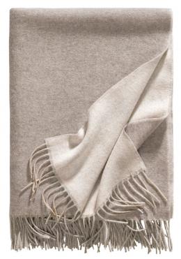 Eagle Products Alassio Kaschmir-Plaid - natur-creme - 130x195 cm