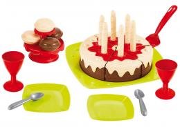 ECOIFFIER® Geburtstagskuchen mit Geschirr-Set