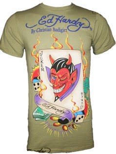 Ed Hardy Herren Shirt The Joker (S)
