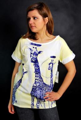 ELEMENT Giraffeyes T-Shirt White Lisa Solberg Conscious by Nature...