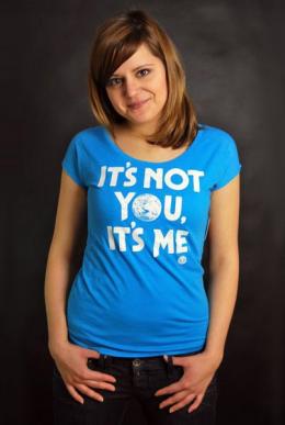 ELEMENT Not You T-Shirt Blue Heather Girls S