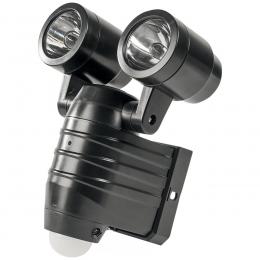ELV Batterie-LED-Wandleuchte mit 110°-Bewegungsmelder und 2 verstellbaren Spots, 450 lm, IP44