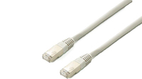 Equip Cat.6A PlatinumS/FTP Patchkabel, 0.5m, Weiss