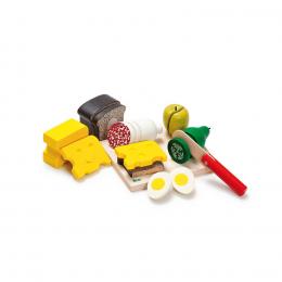 Erzi Lernbox Schneiden & Zubereiten – 30-teiliges Holzset