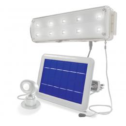 esotec Solar-LED-Lichtsystem mit 90°-Bewegungsmelder