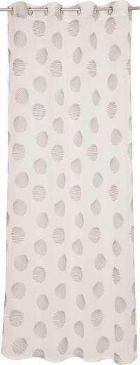 ESPRIT E-Culo Ösenschal - white-black - 140x250 cm