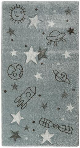 Esprit Yoda Kinderteppich - silber - 80x150 cm