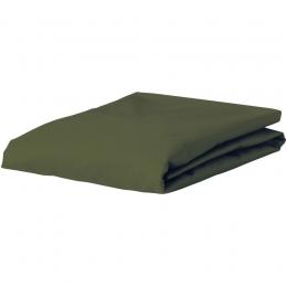 Essenza Premium Percale Spannbettlaken - forest green - 90x200 cm