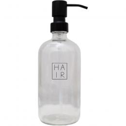 Eulenschnitt Hair Seifenspender ohne Inhalt - Haar-Shampoo - 500 ml - Ø 7 cm - H&ouml;he 22 cm