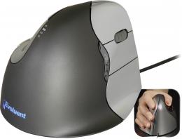 Evoluent Maus VerticalMouse 4 Rechts med/large bl/silver USB retail