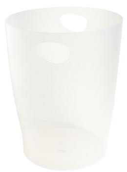 EXACOMPTA Papierkorb ECOBIN, 15 Liter, frostwei&szlig;