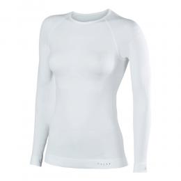 Falke Warm Longsleeve Damen - Weiß, Silber, Größe XL