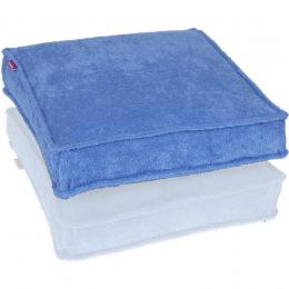farbenfreunde FRESH Frottee Stegkissen mit F&uuml;llung - gauloise - 40x40x10 cm