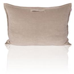 farbenfreunde Nicky Interieur Take Away Kissen mit Füllung - auster - 100x70x20 cm