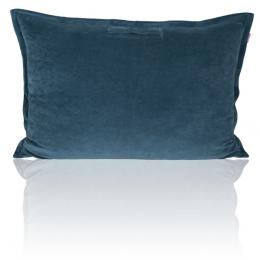 farbenfreunde Nicky Interieur Take Away Kissen mit Füllung - winterpetrol - 100x70x20 cm