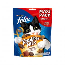 FELIX KnabberMix Original Katzensnack bunter Mix 200g