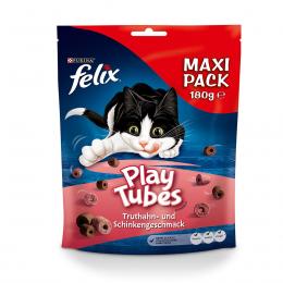 FELIX Play Tubes Katzensnack Truthahn und Schinken 180g