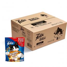 FELIX Sgwea in Gelee Gemischte Vielfalt 120x85g + FELIX Snack Huhn, Leber, Truthahn 200g gratis