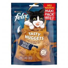 FELIX Tasty Nuggets Katzensnack Huhn und Ente 6x180g