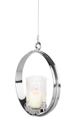 Fink COLETTE Stumpenhalter - vernickelt - 46 x 13 x 49 cm