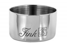 Fink Living Teelichthalter 4er-Set - Edelstahl - 4 Stück à ø 4 cm - Höhe 2,3 cm