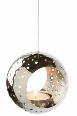 Fink Lucy Teelichthalter Punkte - zum Aufhängen - Edelstahl - ø 12,5 cm - Höhe 9,5 cm