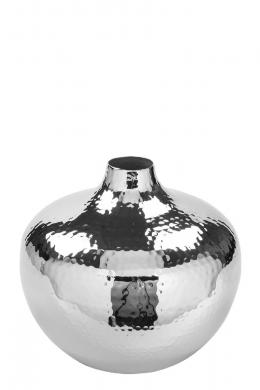 Fink PALLAS Vase - silberfarben - Ø 20 cm - Höhe 19 cm