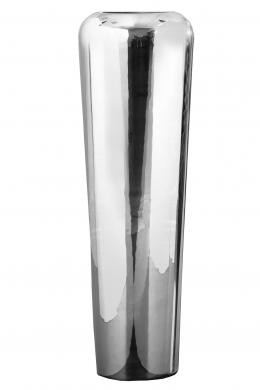 Fink Tutzi Bodenvase - silberfarben / vernickelt - H 70 cm