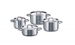Fissler family line 4-teiliges Topf-Set - edelstahl - 4-tlg. - Ø 2x20 + 1x16 + 1x24 cm