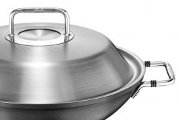 Fissler luno Wok - Edelstahl schwarz - Ø31 cm - 4,2 Liter